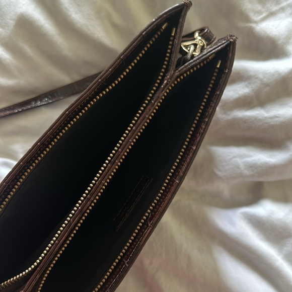 & OTHER STORIES Quiet Luxury Croc Shoulder Bag Leather Crossbody - Picture 4 of 6